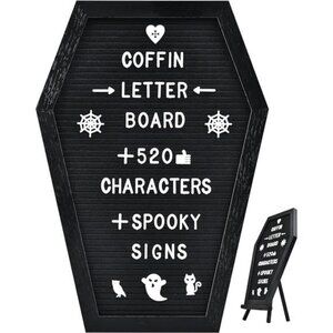 520 Characters Spooky Halloween Characters with Wooden Stand and Canvas Bag